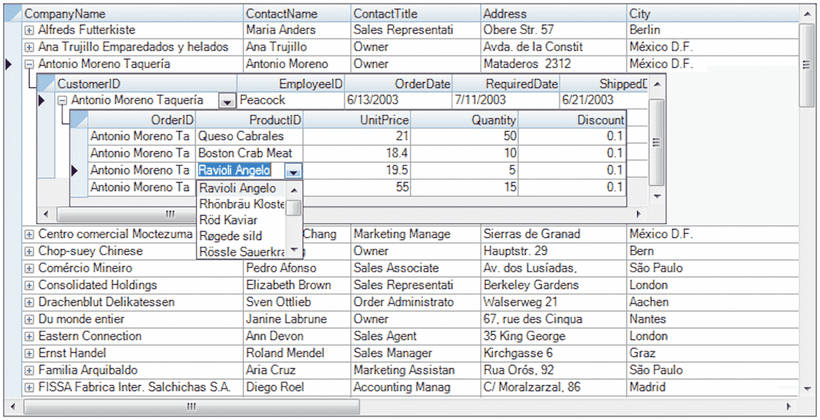 ComponentOne True DBGrid for WinForms