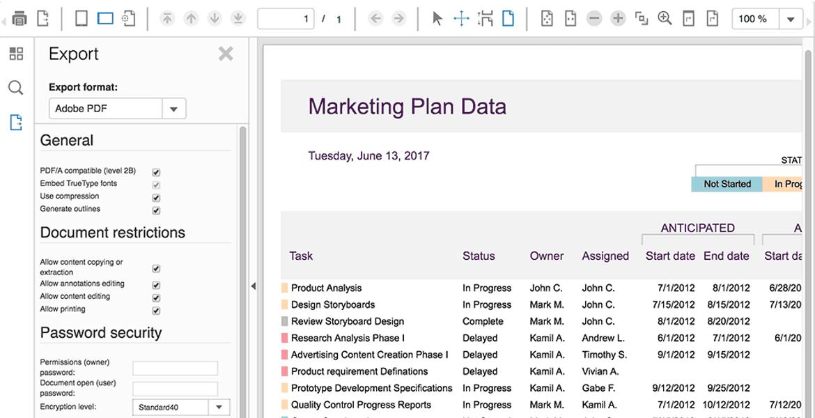 .NET Document Viewer Export