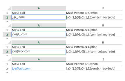 Input Mask for Cells