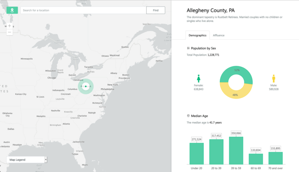 Vue Geo Dashboard