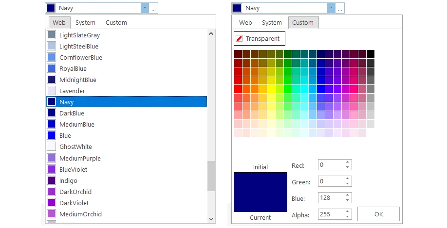 WinForms ColorPicker