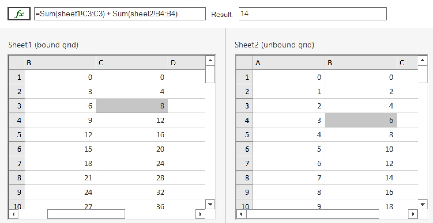 .NET Formula Bar