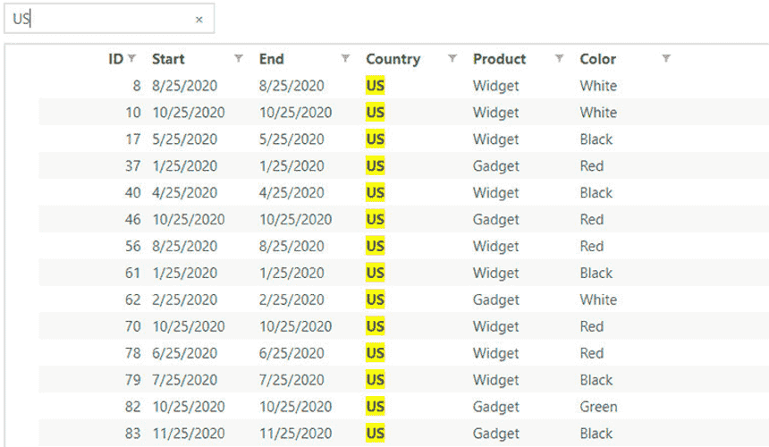 .NET Datagrid searching