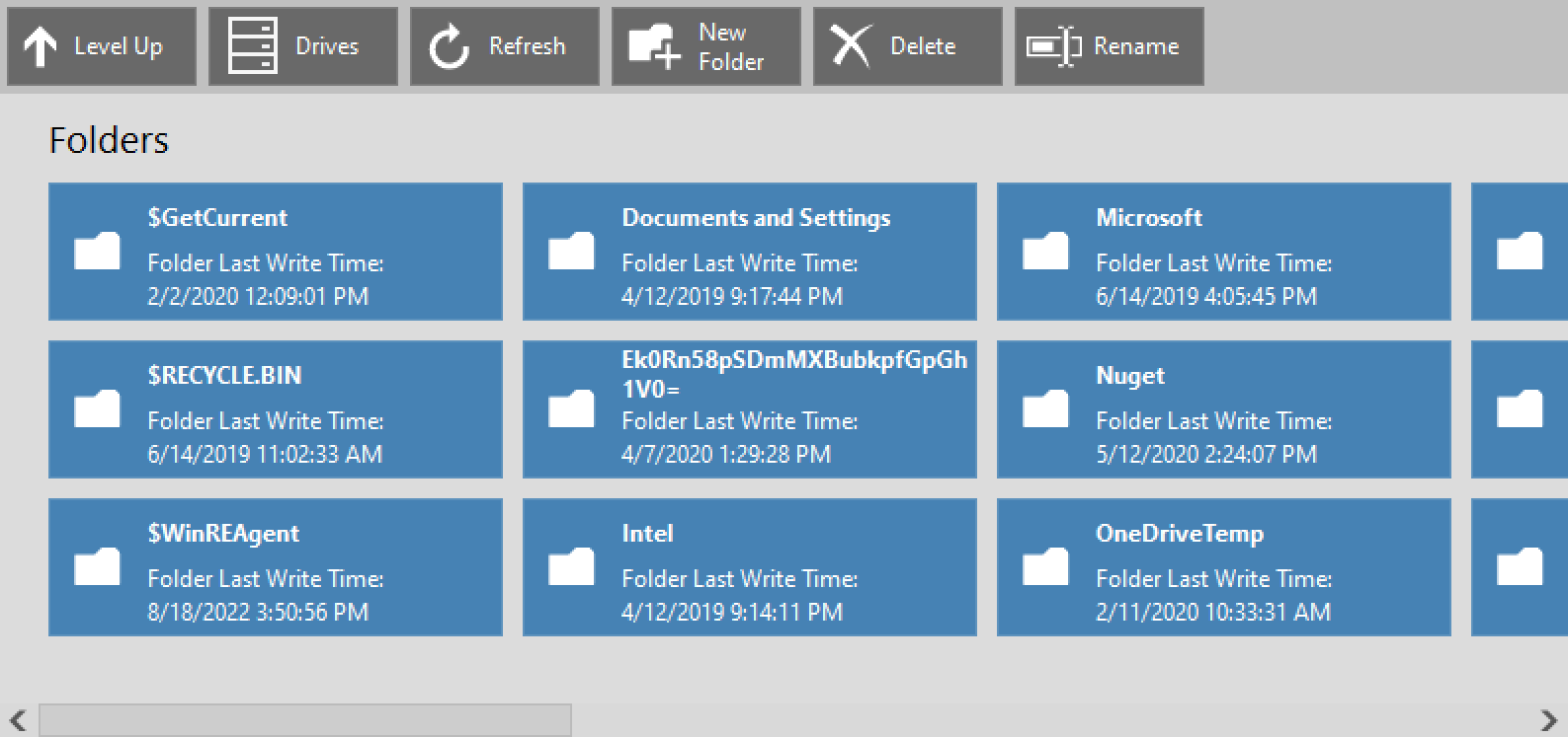 WinForms TileControl Touch Support