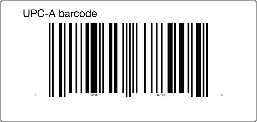 UPC-A barcode