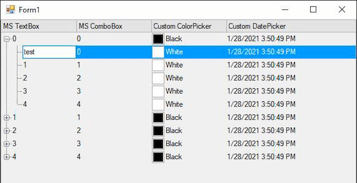 WinForms Adding, Removing and Editing in Nodes