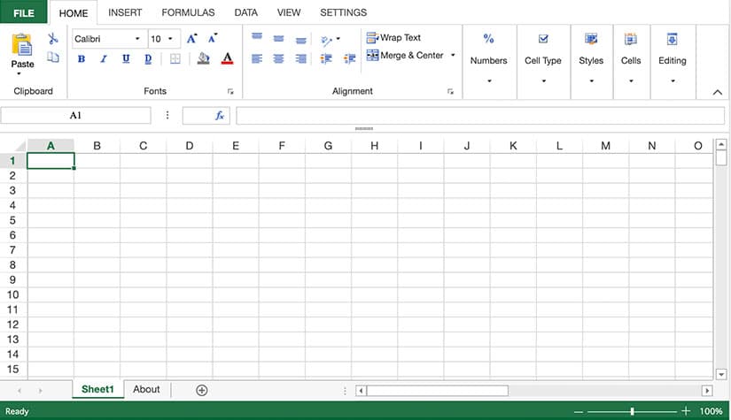 Design JS Spreadsheets