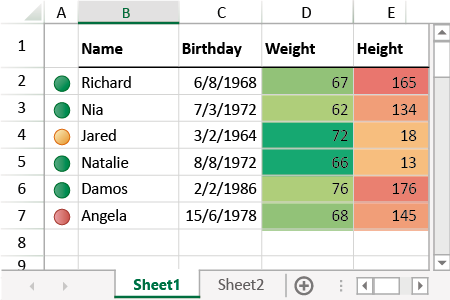 Conditional Formatting