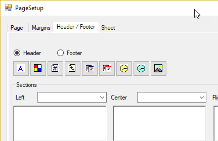 .NET Spreadsheet Printing