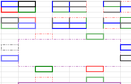 WPF Spreadsheet Cell Borders and Gridlines