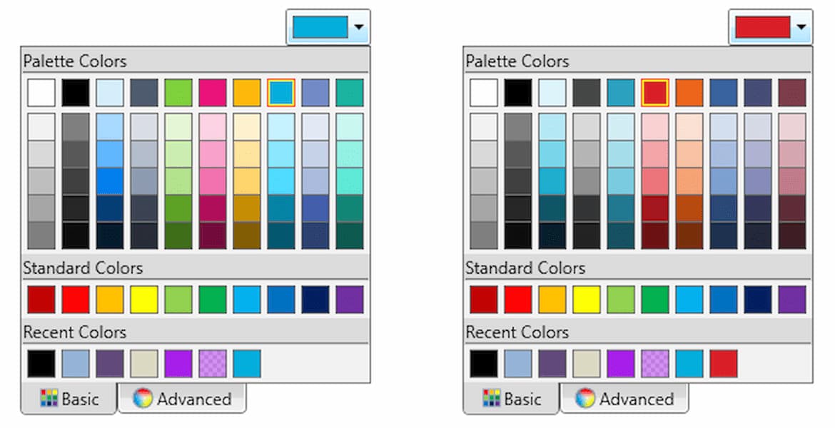 WPF Color Palettes