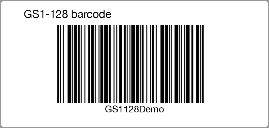 GS1-128 barcode