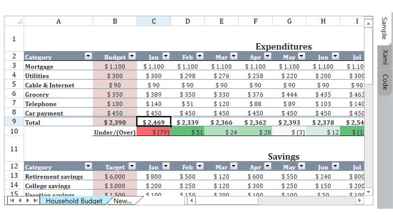 .NET Spreadsheet WPF Demo Explorer