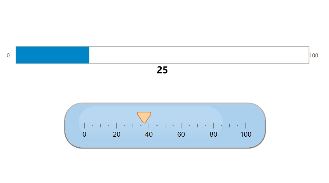 WPF Linear Gauge