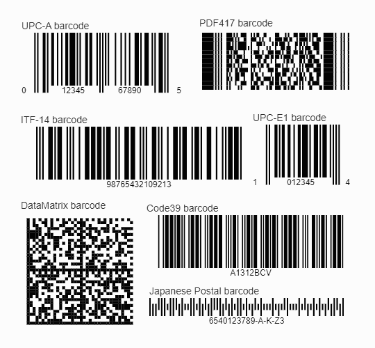 .NET Barcode Control