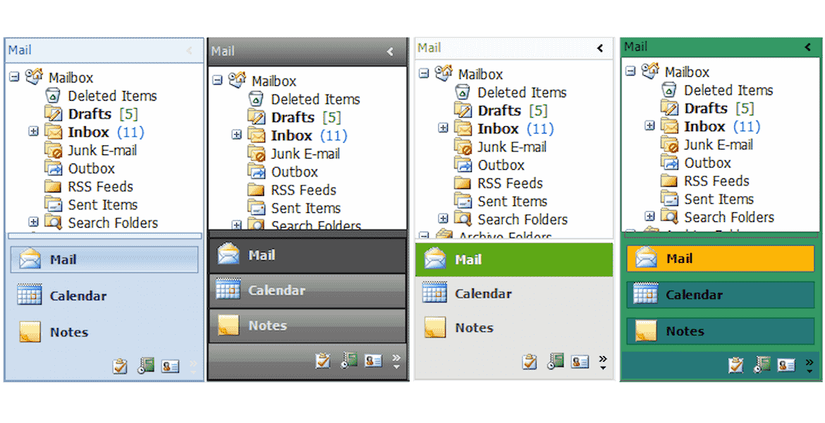 WinForms NavBar Styles