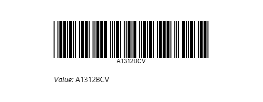 .NET Barcode Code 39