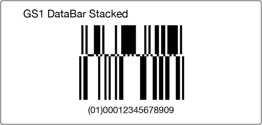 GS1 DataBar Stacked