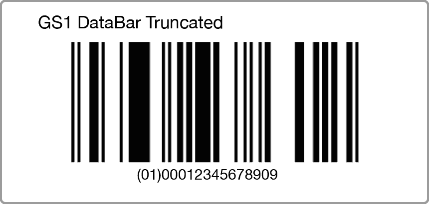 GS1 DataBar Truncated