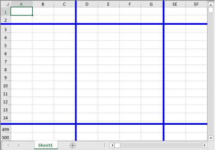 Spread.NET v16 Set Frozen Line Width