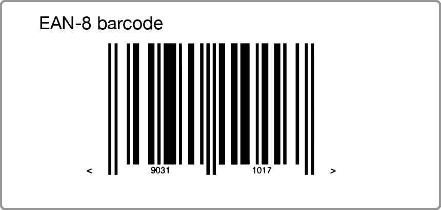 EAN-8 barcode